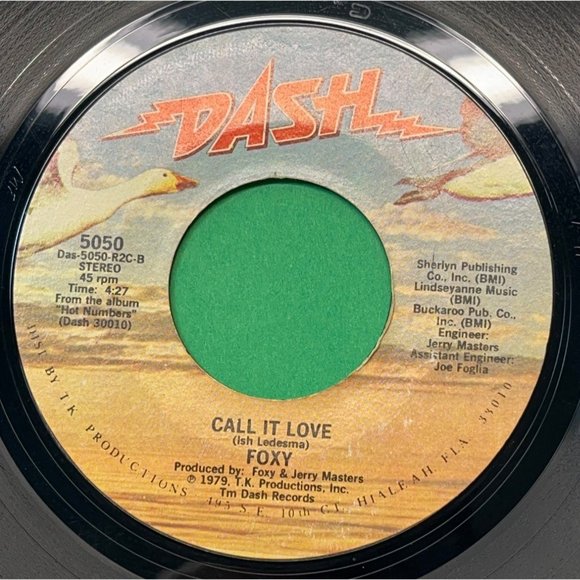 Foxy Hot Number / Call It Love 45 Disco 1979 Dash TK Records - Picture 2 of 4